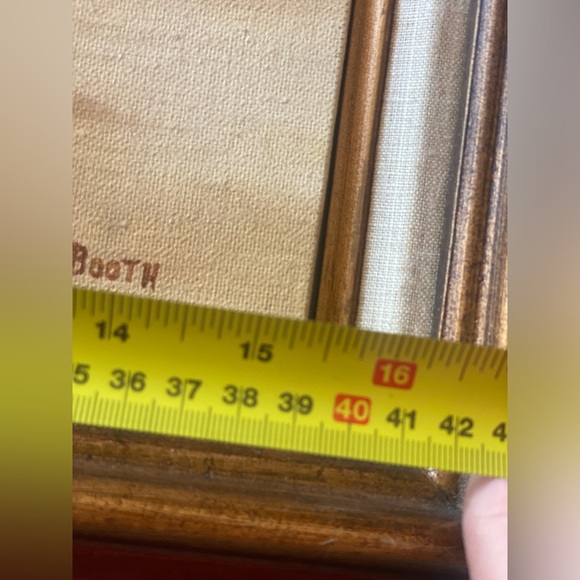 Original Handmade Vintage Oil Painting Fall floral Theme Artist original tag - Picture 8 of 11